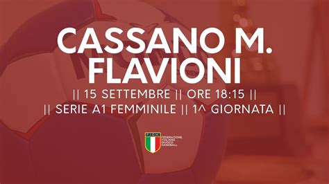 Serie A Femminile Giornata Cassano Magnago Flavioni