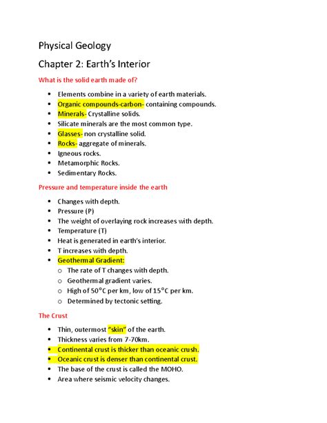 Earths Interior Physical Geology Physical Geology Chapter 2 Earth