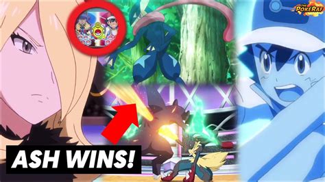 Ash Beats Cynthia And Greninja Returns Ash Vs Leon 6v6 Masters 8 Final