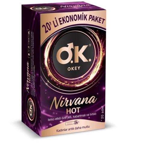 Okey Nirvana Hot Prezervatif Ekonomik Paket 20 li Cepte Şok