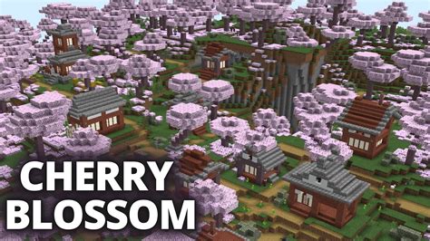 Le Nouveau Biome Cerisier Minecraft En Mod Cherry Blossom Grotto