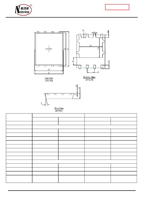 NCE30P50G Datasheet 6 7 Pages NCEPOWER NCE P Channel Enhancement