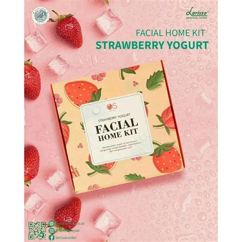 Jual Premium Facial Home Kit Strawberry By Larissa Shopee Indonesia