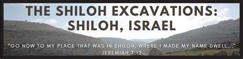 The Shiloh Excavations