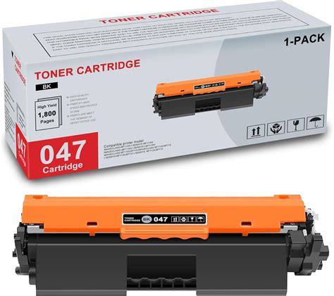 Amazon 1 Pack 047 2164C001 Black Toner Cartridge High Yield