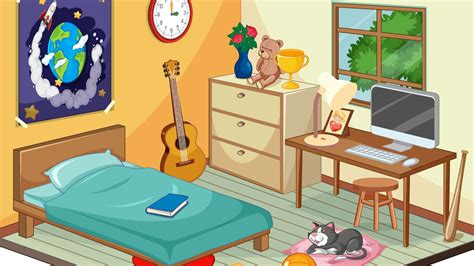 Bedroom Prepositions EPuzzle Photo Puzzle