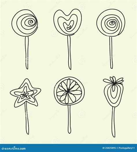 how to draw lollipops