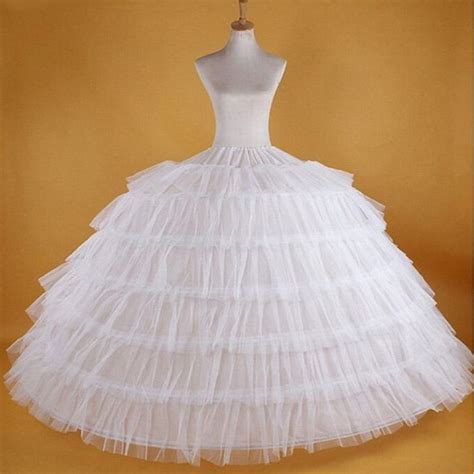 Big White Petticoats Super Puffy Ball Gown Slip Underskirt For Adult