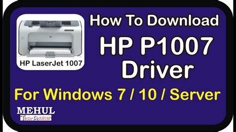 Hp P1007 Printer Driver Download And Installation In Hindi Tech Adviser Youtube