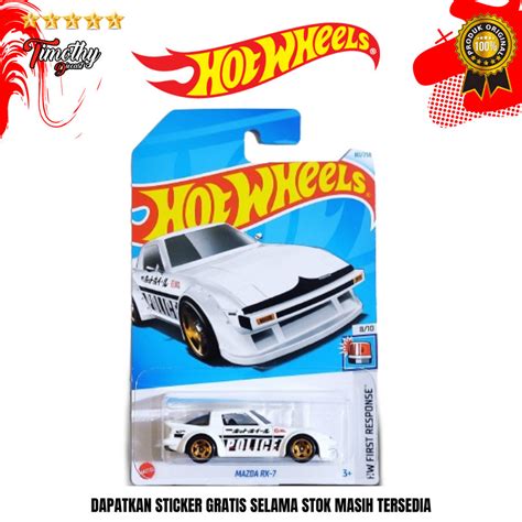 Jual Hot Wheels Mazda RX 7 RX7 Putih Police Shopee Indonesia