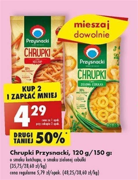 Promocja Chrupki Przysnacki 120 G 150 G W Biedronka