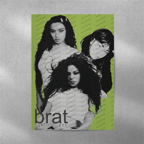 Charli XCX Brat Poster - Etsy