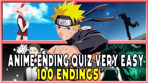 ANIME ENDING QUIZ VERY EASY 100 ENDINGS GUESS THE ENDING YouTube