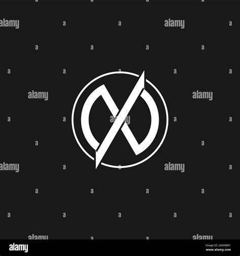 Symbol Logo Vector Of Letter N Circle Motion Arrow Geometric Design