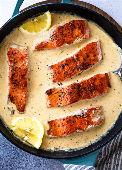 Creamy Garlic Parmesan Salmon Gimme Delicious