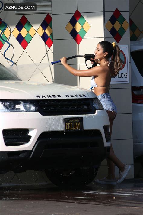Cj Franco Strips To Her Bikini While Going To The Car Wash To Clean Up Her Range Rover In Santa