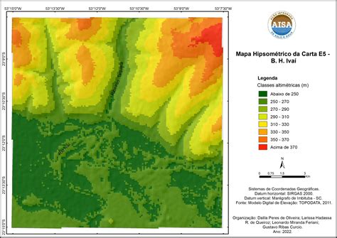 Mapa HipsomÉtrico Hillshade Perfil De ElevaÇÃo TopogrÁfico Suas