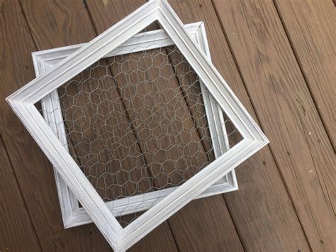 Chicken Wire Frames White Chickenwire White Chicken Wire Etsy In