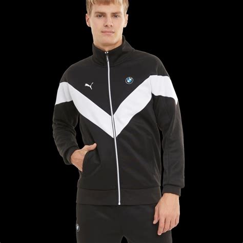 Veste BMW M Motorsport Puma Softshell Tracksuit Noir Blanc Homme