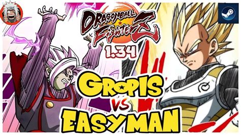 DBFZ Gropis Vs Easyman Zamasu Baby2 A21 Vs VegetaSSJ GokuSSJ