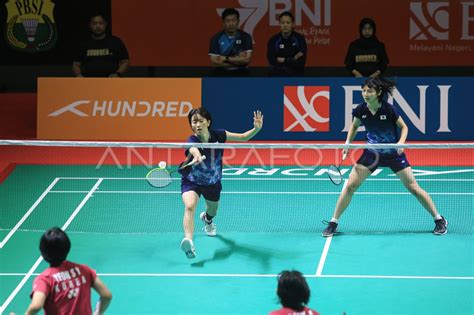 Final Ganda Putri Badminton Asia Junior 2023 ANTARA Foto