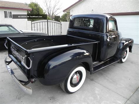 1954 Chevy 3100 Stepside Pickup Truck Indigo Blue1949 1950 1951 1952 1953