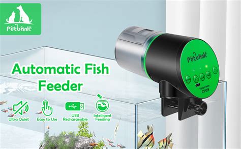 Petbank Automatic Fish Feeder For Aquarium Auto Fish Food Dispenser