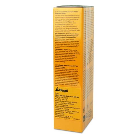 Heliocare 360 Fluid Cream Spf 50+ Protector Solar 50 mL | Cruz Verde