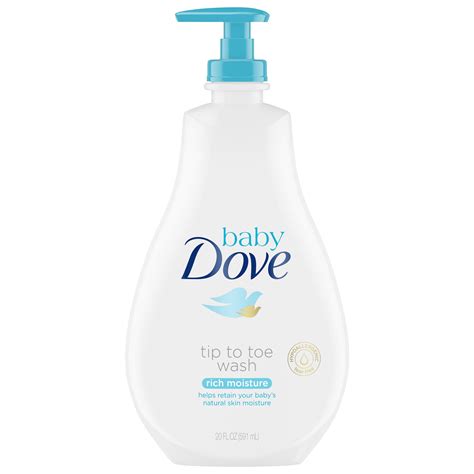 Baby Dove Tip To Toe Rich Moisture Baby Wash And Shampoo Washes Away