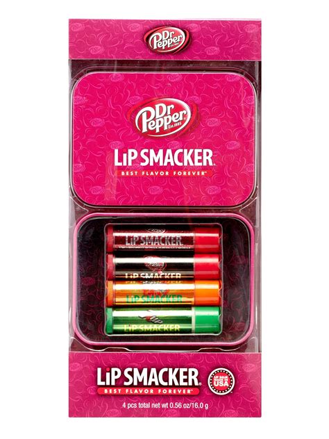 Lip Smacker Dr Pepper Holiday Lip Balm Tin Set Count Beautyspot