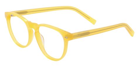 Laiken Oval Prescription Glasses - Yellow | Women's Eyeglasses | Payne ...