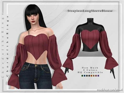 Lorelei Jeans Ripped Sims 4 Clothes Mod ModsHost