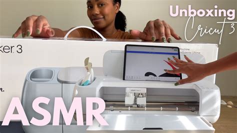 Asmr Unboxing Cricut Maker Youtube