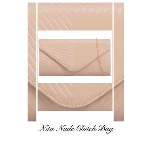 Nita Nude Clutch Bag For The Party Season