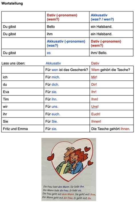 Personalpronomen Im Akkusativ Online Worksheet Live 46 OFF