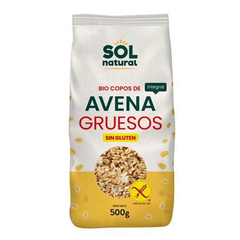 COPOS DE AVENA SIN GLUTEN GRUESOS BIO