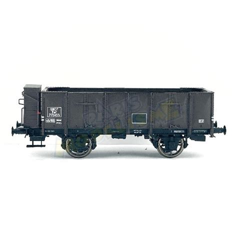 Wagon Tombereau OCEM 19 tôlé avec guérite brun SNCF Ep IIIb REE