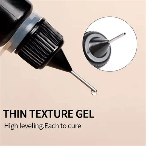 Hot Caulking Pen Needle Hole Head Caulking Compound Nail Gap Filling Gel 10ml Nail Fixing Gel