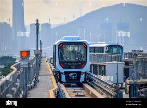 Macau 2 April 2021 Macau Light Rapid Transit MLRT Taipa Line The