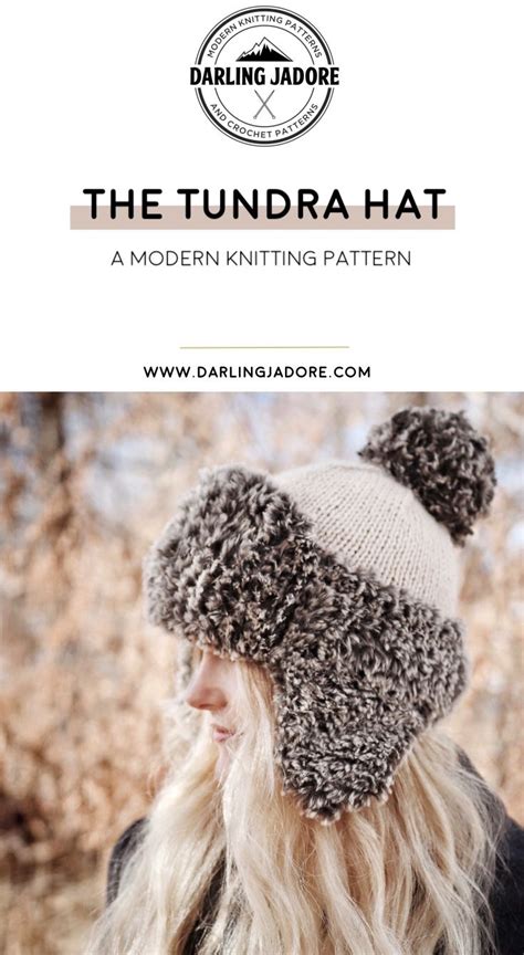 Fur Earflap Hat Knitting Pattern By Darling Jadore The Tundra Hat