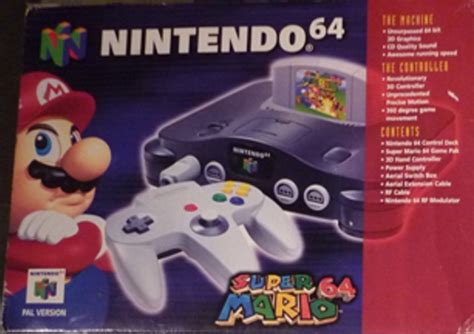 The Picture Of The Nintendo 64 Super Mario 64 United Kingdom Bundle