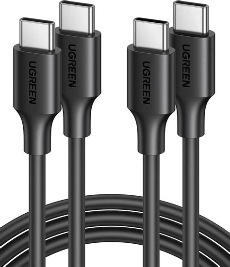 Ugreen Usb C To Usb C Charger Cable 60w 2 Pack Usb C Fast Charger Cable Compatible With Galaxy