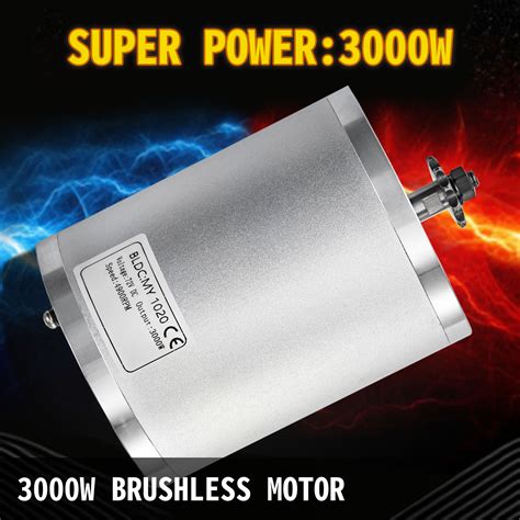 Bürstenloser Elektromotor 72v Dc 3000w Elektrofahrrad Motor Brushless ...