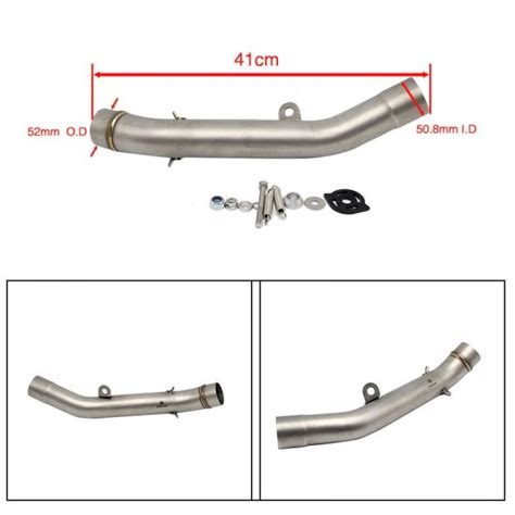 TUBO SCARICO MOTO 51 ADATTATORE DEL TUBO CENTRALE COLLEGAMENTO PER