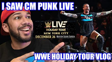 Wwe Holiday Tour 2023 Vlog Cm Punk Returns To Fight In Msg Youtube