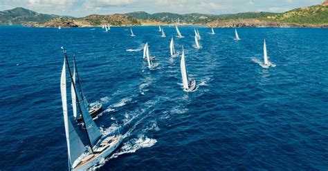 Oyster World Rally Yachts Oyster Naviguent En Flottille Autour Du