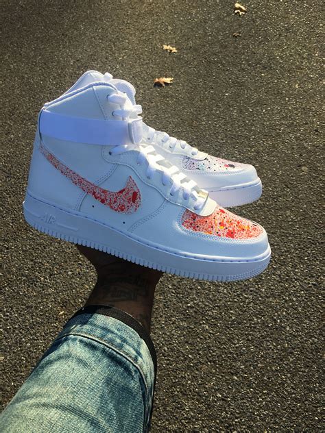 Beautiful Displatter Custom Nike Air Force 1 Ones Hand Painted Etsy