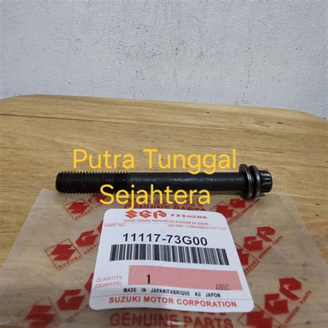 Jual Baut Cylinder Head ORI APV Futura Injeksi 1 5 11117 73G00 Kota