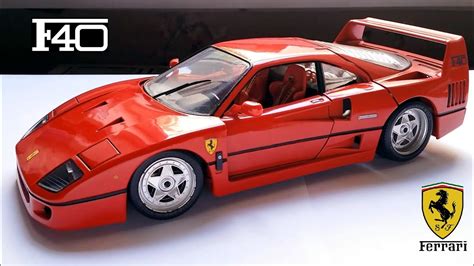 Reviewing The 1 18 Ferrari F40 By Bburago YouTube