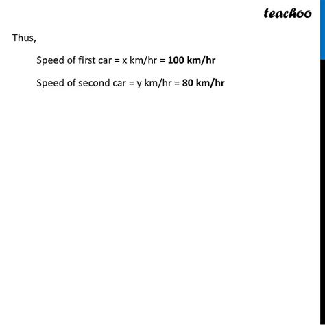 Question B Places A And B Are Km Apart On A Highway One Ca